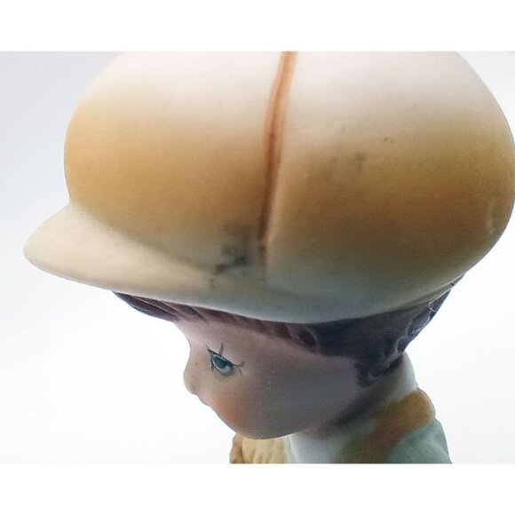 Homco Porcelain Boy with Dog 4.25 Inches Hand Painted Collectible Decor Vintage - Picture 9 of 12